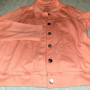 Quacker factory studded knit jacket